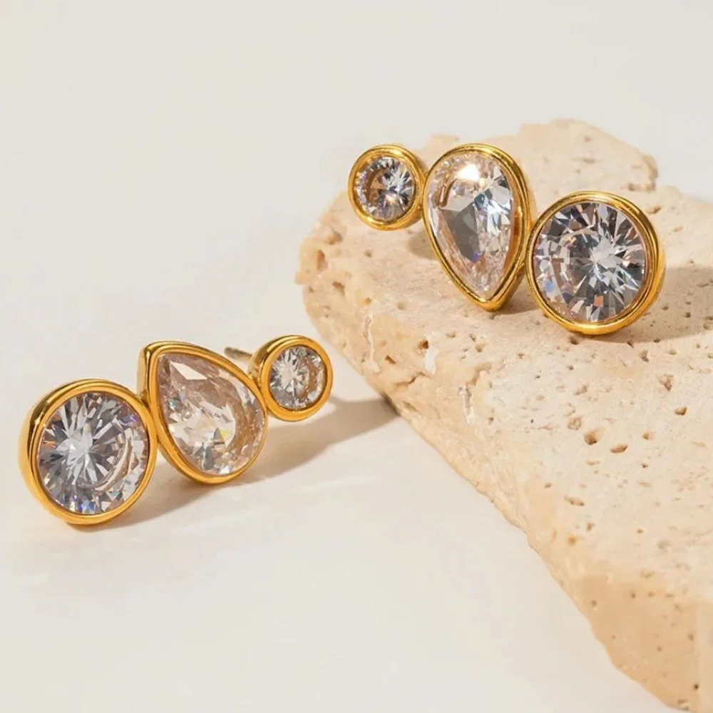 Statement drop earrings A1163